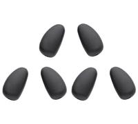 LenzReborn Lot de 3 paires de nez de rechange pour lunettes de soleil Maui Jim Red Sands MJ432-59 mm - Noir, Noir , Taille unique