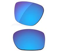 LenzReborn Verres polarisés de rechange pour lunettes de soleil Arnette Fastball AN4202, Bleu glacier - Miroir polarisé, Taille unique