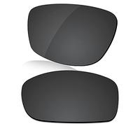 LenzReborn Verres polarisés de rechange pour lunettes de soleil Arnette Slickster AN4185, Noir foncé - polarisé, Taille unique