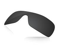 LenzReborn Verres polarisés de rechange pour lunettes de soleil Oakley Batwolf OO9101 - Noir foncé - Polarisées, Noir foncé - polarisé, Taille unique