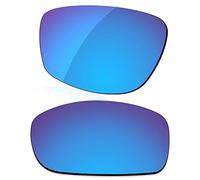 LenzReborn Verres polarisés de rechange pour lunettes de soleil Oakley Fives Squared, Bleu glacier - Miroir polarisé, Taille unique