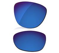 LenzReborn Verres polarisés de rechange pour lunettes de soleil Oakley Frogskins OO9013, Bleu marine - Polarisé, Miroir, taille unique