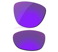 LenzReborn Verres polarisés de rechange pour lunettes de soleil Oakley Frogskins OO9013 - Violet raisin - Miroir polarisé, Violet raisin - Miroir polarisé, Taille unique
