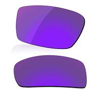 LenzReborn Verres polarisés de rechange pour lunettes de soleil Oakley Gascan OO9014 - Plus d'options, Violet raisin - Miroir polarisé, Taille unique