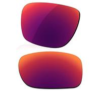 LenzReborn Verres polarisés de rechange pour lunettes de soleil Oakley Holbrook Mix OO9384, Violet royal - Miroir polarisé, taille unique