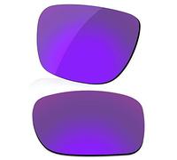 LenzReborn Verres polarisés de rechange pour lunettes de soleil Oakley Sliver XL OO9341, Violet raisin - Miroir polarisé, taille unique