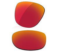 LenzReborn Verres polarisés de rechange pour lunettes de soleil Oakley Trillbe X OO9340, Rouge feu - Miroir polarisé, Taille unique