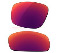 LenzReborn Verres polarisés de rechange pour lunettes de soleil Oakley Valve 2014 OO9236, Violet royal - Miroir polarisé, Taille unique