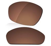 LenzReborn Verres polarisés de rechange pour lunettes de soleil Oakley Whisker - Plus d'options, Marron rouille - Polarisé, Taille unique