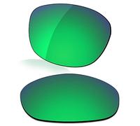 LenzReborn Verres polarisés de rechange pour lunettes de soleil Oakley XS Fives, Vert gazon - Miroir polarisé, Taille unique