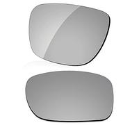 LenzReborn Verres polarisés de rechange pour lunettes de soleil RayBan RB4165-54 Justin, Gris argenté - Miroir polarisé, Taille unique