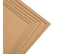 Leo Design Lot de 52 feuilles de carton ondulé A3 pour emballage, envoi, arts et travaux manuels. 3 mm d'épaisseur, A3 (297 x 420 mm), grandes feuilles de carton, panneaux de protection (A3)