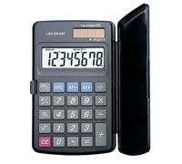LEO® DK029 Calculatrice de poche solaire DK-029, grise, 8 chiffres