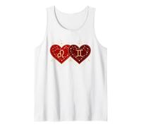 Leo Gemini Love Shirt Paire d'horoscope Mystique pour la Saint-Valentin Débardeur