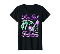 Leo Girl Over 47 Years Old and Fabulous Birthday T-Shirt