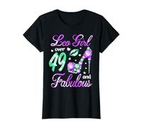 Leo Girl Over 49 Years Old and Fabulous Birthday T-Shirt