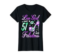 Leo Girl Over 51 Years Old and Fabulous Birthday T-Shirt