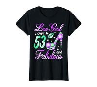 Leo Girl Over 53 Years Old and Fabulous Birthday T-Shirt