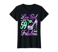 Leo Girl Over 59 Years Old and Fabulous Birthday T-Shirt