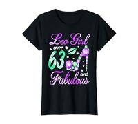 Leo Girl Over 63 Years Old and Fabulous Birthday T-Shirt