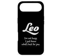 Leo: Je ne suis Pas autoritaire, Je Sais Juste ce Qui est Le Mieux pour Vous. Coque pour iPhone Air