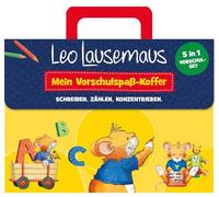 Leo Lausemaus - Mein Vorschulspaß-Koffer: Papierkoffer mit 5 Vorschulheften für Kinder ab 5 Jahre
