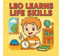 Leo Learns Life Skills Coloring Storybook for Kids: Fun SEL Activities to Build Confidence, Kindness, Problem Solving & Responsibility for Ages 4-8
