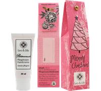 Leo & Lilo Crème Mains Pivoine en Fleurs + Carte de Vœux - Arbre de Noël