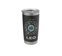 Leo, Maître du Feu Gobelet isotherme en acier inoxydable double paroi
