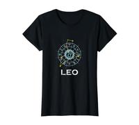 Leo, Maître du Feu T-Shirt Graphique avec Valeur, Femme, Noir, S
