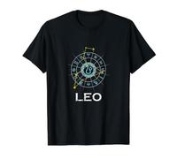 Leo, Maître du Feu T-Shirt Graphique avec Valeur, Homme, Noir, L
