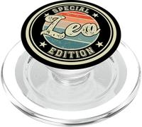 Leo Special Edition drôle de prénom Leo PopSockets PopGrip pour MagSafe