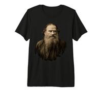 Leo Tolstoï Écrivain Russe Russie Auteur Graphique T-Shirt Haut de Gamme