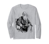 Leo Tolstoy Écrivateur Russe Russie Auteur Graphique Manche Longue