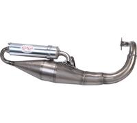 Leovince Handmade Tt 4059 Homologated Muffler Argenté Homologated