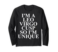 Leo Virgo Cusp Zodiac Apparel - Design drôle de Grands Leos Manche Longue