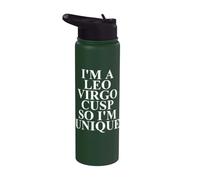 Leo Virgo Cusp Zodiac Apparel - Design drôle de grands Leos Stainless Steel Insulated Water Bottle