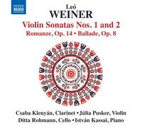 Leo Weiner Léo Weiner: Violin Sonatas Nos. 1 and 2 (CD) Album