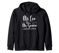 Leo Wife Gemini Husband Sweat à Capuche