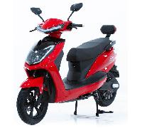 Leo50 Evo - Scooter électrique 50cc - moteur 2500 W - 2 batteries 60V 30Ah, rouge