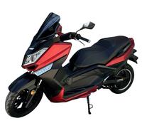 Leo90 - Scooter électrique 125cc - moteur 5100 W - 2 batteries 72V 50Ah, rouge
