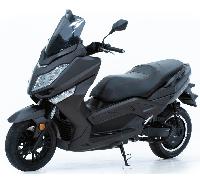 Leo90 - Scooter électrique 125cc - moteur 5100 W - batterie 72V 50Ah, noir mat