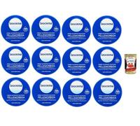 Leocrema Nutriente Multiuso Lot de 12 crèmes nutritives multi-usages pour peau douce avec germes de blé et vitamine E 12 x 150 ml + Italian Gourmet polpa 400 g