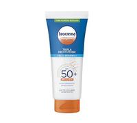 Leocrema Protection solaire SPF 50+ pour peaux sensibles, triple protection solaire, inodore, imperméable, 200 ml