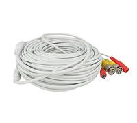 LEOFLA Câble de 30 mètres pour caméras Audio vidéo AHD 1080P RCA BNC et Alimentation