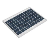 LEOFLA Panneau solaire photovoltaïque monocristallin de 10 W avec pince crocodile