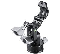 Leofoto HS-28 Adaptateur inclinable avec base panoramique pour colonne centrale de trépied de 28 mm