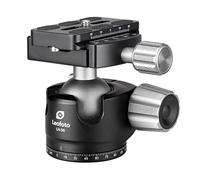 Leofoto - LH-36 Tête de trépied avec Plaque de Libération Rapide QP-70N - Rotation de 360 degrés - Vis Universelle 3/8" pour trépied - LH-36+QP-70N