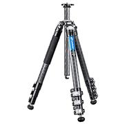Leofoto LV-284C Trépied en fibre de carbone 4 sections avec système de trépied vidéo Manba LV