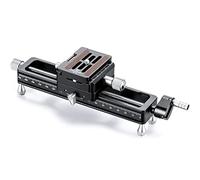 Leofoto MP-180S Kit rail macro sans fin avec pince compatible Arca/RRS pour mise au point et plaque QR 180 mm